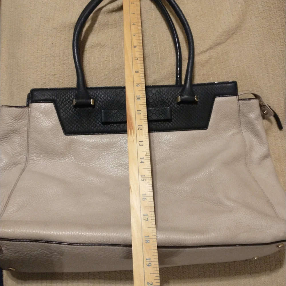Kate Spade Rivas Street Selby Python Embossed Taupe Bag KS3